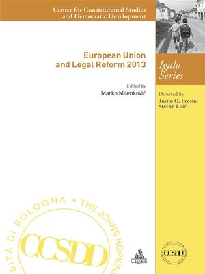 cover image of European Union and Legal Reform 2013